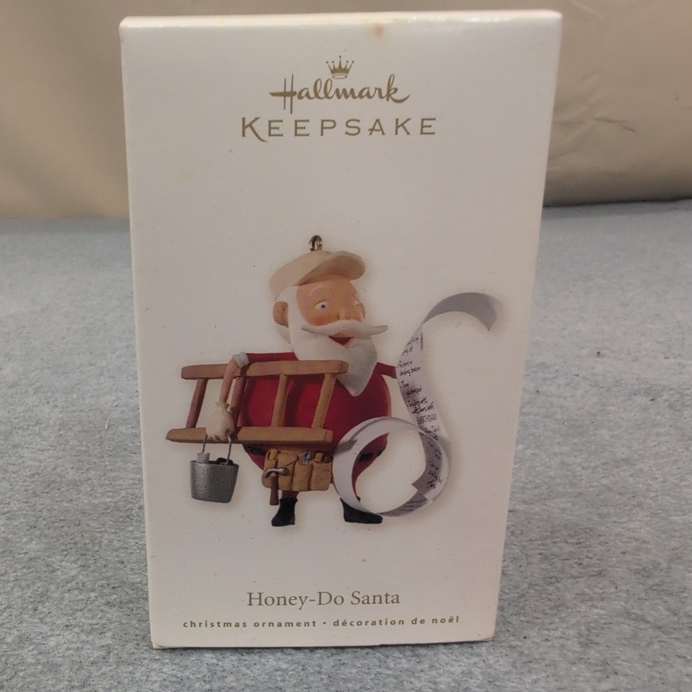 Hallmark Keepsake Honey Do Santa Christmas Ornament 2008 Robert Chad